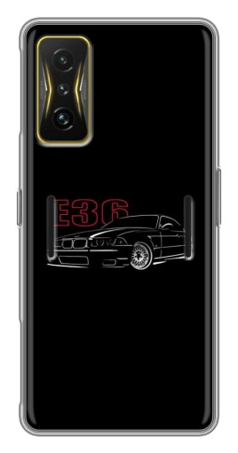 Чехол с печатью "BMW E36" для Xiaomi POCO F4 GT