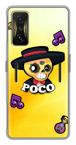 Чехол с принтом "Боец Поко" для Xiaomi POCO F4 GT