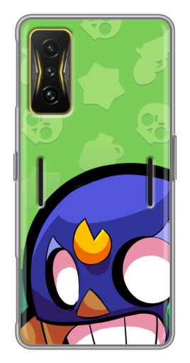 Силиконовый чехол с изображением "Боец в маске" для Xiaomi POCO F4 GT