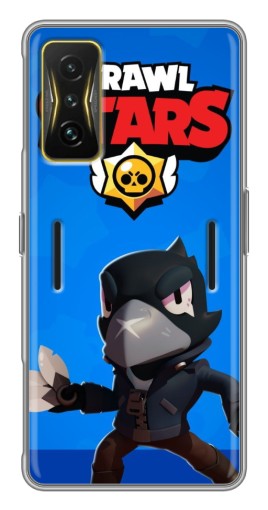 Чехол с принтом "Боевой Crow" для Xiaomi POCO F4 GT