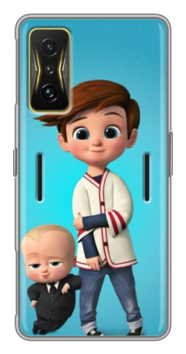 Чехол с картинкой "Boss and Boy" для Xiaomi POCO F4 GT