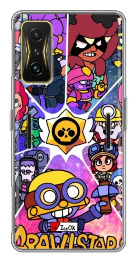 Чехол с принтом "Brawl заставка" для Xiaomi POCO F4 GT
