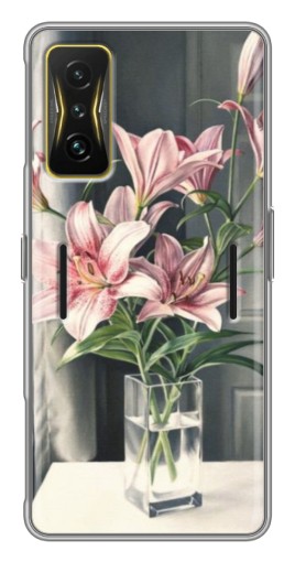 Чехол с картинкой "Букет лилии" для Xiaomi POCO F4 GT