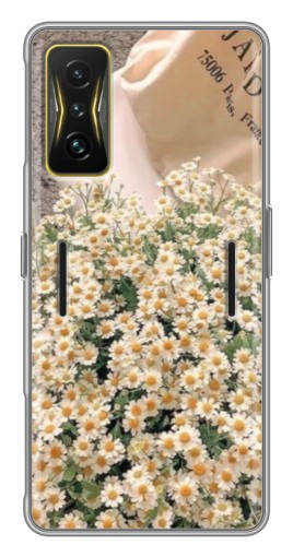 Чехол с картинкой "Букет ромашек" для Xiaomi POCO F4 GT