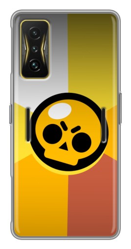 Чехол с печатью "Череп Бравл Старс" для Xiaomi POCO F4 GT