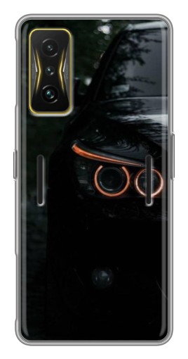 Чехол с печатью "Черный БМВ" для Xiaomi POCO F4 GT