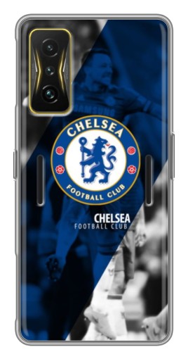 Силиконовый чехол с изображением "Club Chelsea" для Xiaomi POCO F4 GT