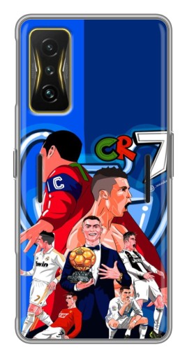 Чехол с принтом "CR7" для Xiaomi POCO F4 GT