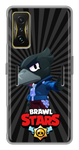 Чехол с картинкой "Crow Brawl Stars" для Xiaomi POCO F4 GT