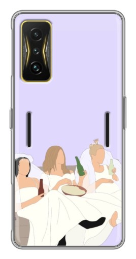 Чехол с печатью "Девушки Друзья" для Xiaomi POCO F4 GT