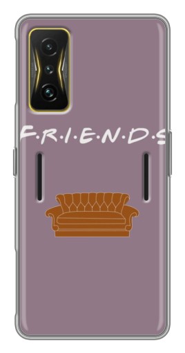 Чехол с принтом "Диван Друзья" для Xiaomi POCO F4 GT