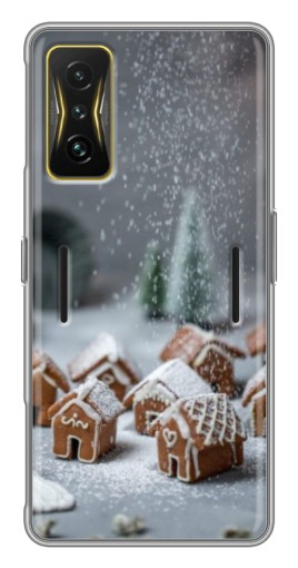 Чехол с принтом "Домики из пряников" для Xiaomi POCO F4 GT