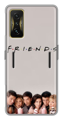 Чехол с картинкой "Друзья первый сезон" для Xiaomi POCO F4 GT
