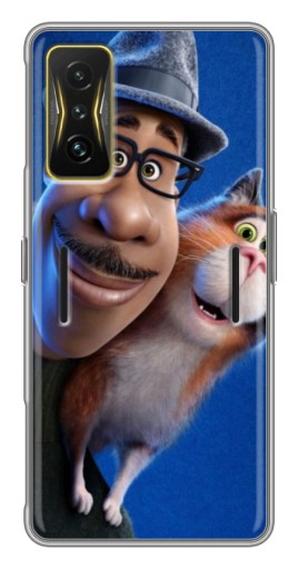 Чехол с принтом "Джо и кот" для Xiaomi POCO F4 GT