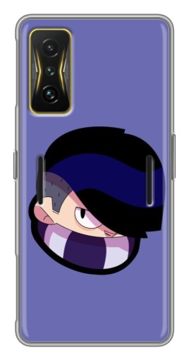 Чехол с картинкой "Эдгар в шарфе" для Xiaomi POCO F4 GT