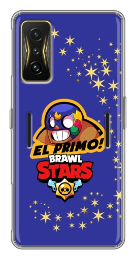 Силиконовый чехол с изображением "El Primo в маске" для Xiaomi POCO F4 GT