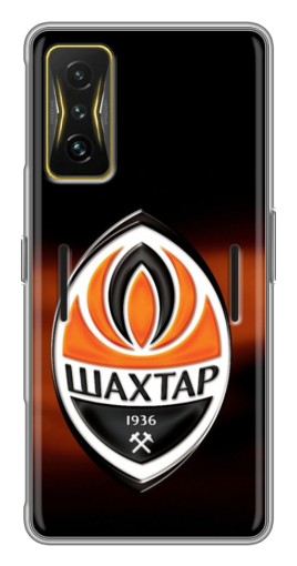 Силиконовый чехол с изображением "Эмблема Шахтера" для Xiaomi POCO F4 GT