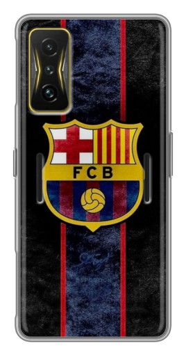 Силиконовый чехол с изображением "FCB" для Xiaomi POCO F4 GT