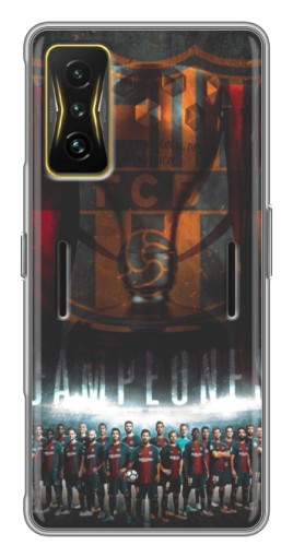 Чехол с принтом "FCB Campeones" для Xiaomi POCO F4 GT