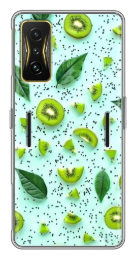 Чехол с картинкой "Фон киви" для Xiaomi POCO F4 GT