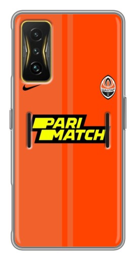 Силиконовый чехол с изображением "Форма ФК Шахтер" для Xiaomi POCO F4 GT