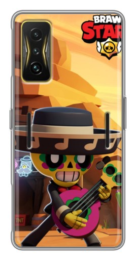 Чехол с печатью "Гитарист Poco" для Xiaomi POCO F4 GT