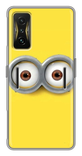Силиконовый чехол с изображением "Глаза Боба миньона" для Xiaomi POCO F4 GT
