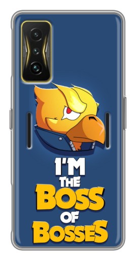 Чехол с принтом "Gold Boss" для Xiaomi POCO F4 GT
