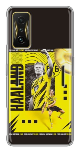 Чехол с печатью "Golden Haaland" для Xiaomi POCO F4 GT