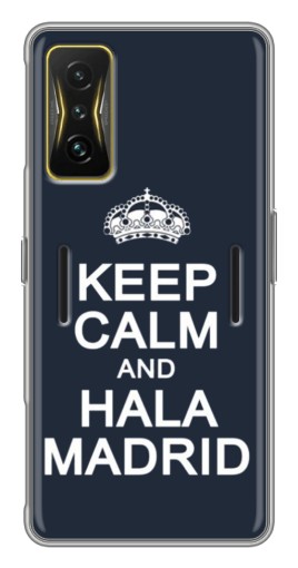 Чехол с печатью "Hala Madrid" для Xiaomi POCO F4 GT