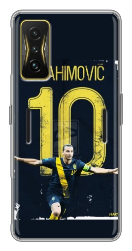 Силиконовый чехол с изображением "Ибрагимович 10" для Xiaomi POCO F4 GT