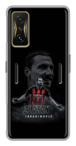 Силиконовый чехол с изображением "Ибрагимович в Милане" для Xiaomi POCO F4 GT