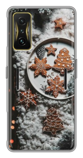 Силиконовый чехол с изображением "Имбирные пряники" для Xiaomi POCO F4 GT