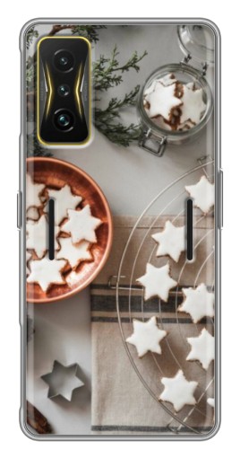 Чехол с принтом "Имбирные звездочки" для Xiaomi POCO F4 GT