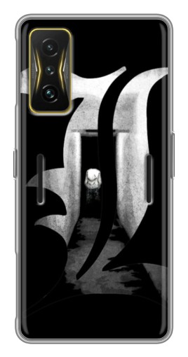 Чехол с принтом "Инициали Лоулайта" для Xiaomi POCO F4 GT