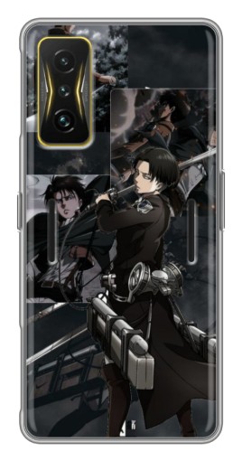 Чехол с картинкой "Капитан Аккерман" для Xiaomi POCO F4 GT