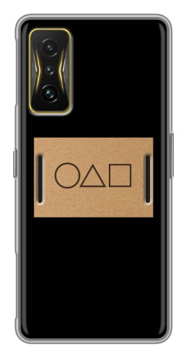 Силиконовый чехол с изображением "Карточка Кальмара" для Xiaomi POCO F4 GT