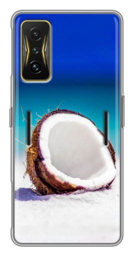 Чехол с печатью "Кокос на пляже" для Xiaomi POCO F4 GT