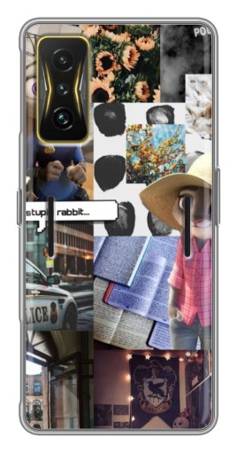 Силиконовый чехол с изображением "Коллаж Джуди" для Xiaomi POCO F4 GT