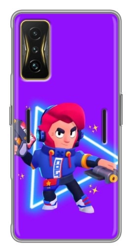 Чехол с принтом "Кольт в наушниках" для Xiaomi POCO F4 GT