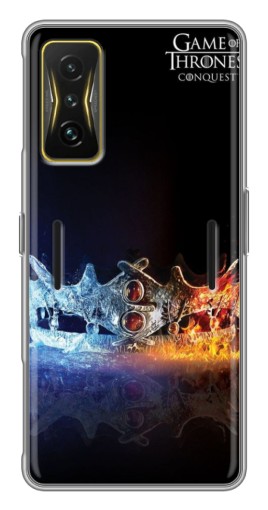 Чехол с принтом "Корона" для Xiaomi POCO F4 GT