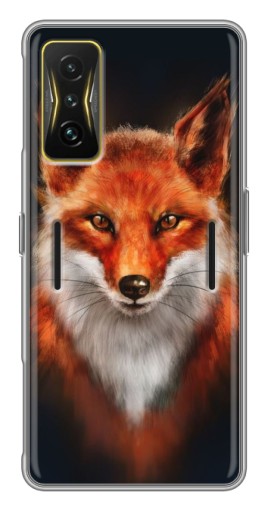 Силиконовый чехол с изображением "Красивая лиса" для Xiaomi POCO F4 GT