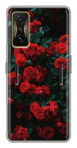 Чехол с принтом "Красные розы" для Xiaomi POCO F4 GT