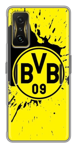Силиконовый чехол с изображением "Красочный лого BVB" для Xiaomi POCO F4 GT