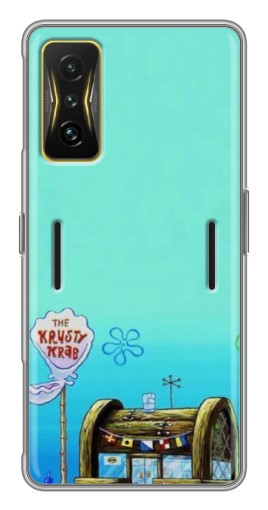 Чехол с принтом "Krusty Krab" для Xiaomi POCO F4 GT