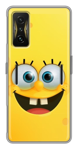Чехол с картинкой "Квадратный Губка Боб" для Xiaomi POCO F4 GT