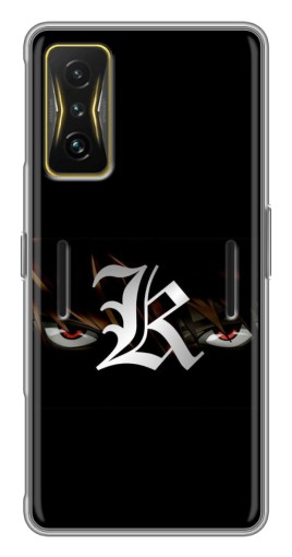 Силиконовый чехол с изображением "L.K." для Xiaomi POCO F4 GT