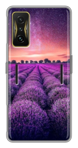 Чехол с принтом "Лавандовое поле" для Xiaomi POCO F4 GT