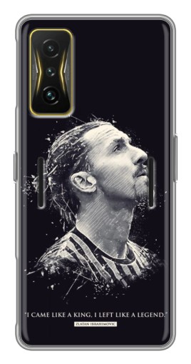 Чехол с картинкой "Легенда Ибрагимович" для Xiaomi POCO F4 GT