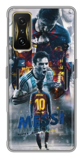 Чехол с печатью "Легендарный Месси" для Xiaomi POCO F4 GT
